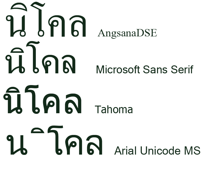 Thai Fonts 119