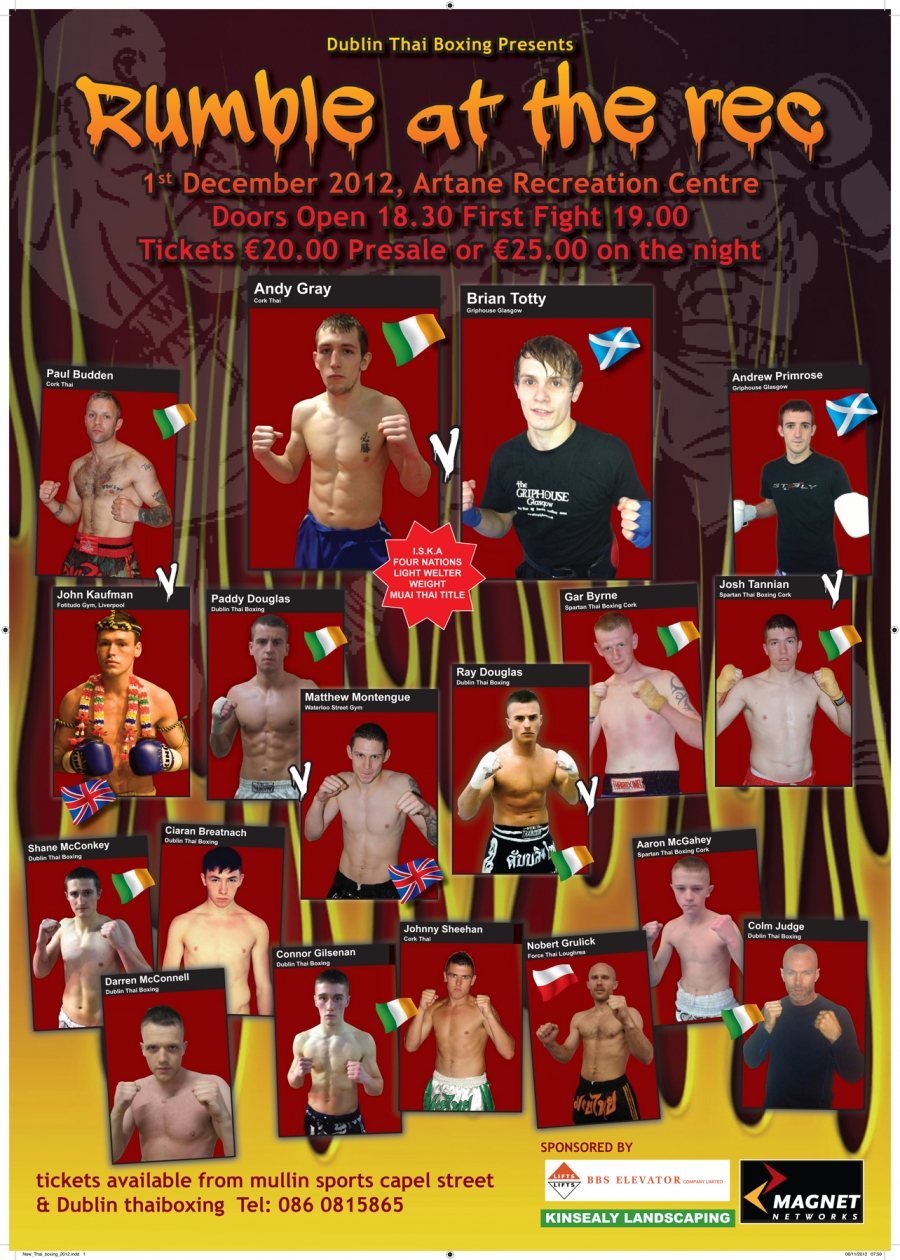 Ax Muay Thai / Kickboxing Forum Rumble At The Rec.