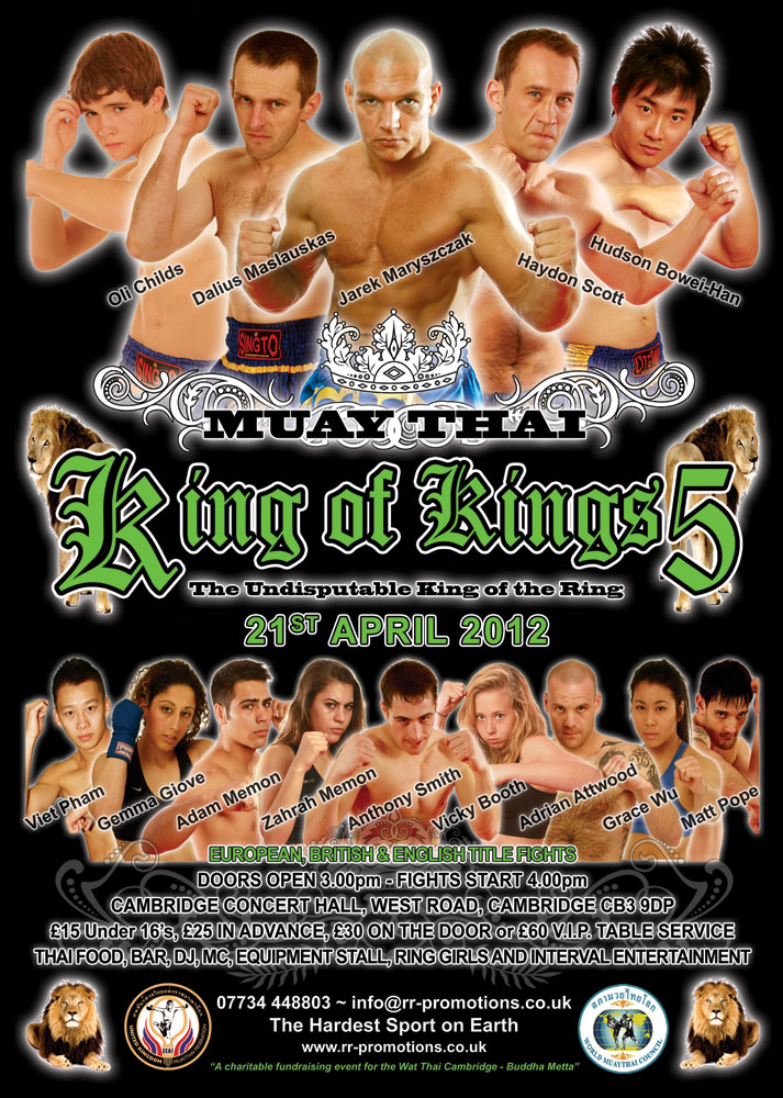 Ax Muay Thai Kickboxing Forum King Of Kings 5 Cambridge 21st 